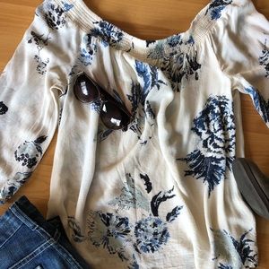 Lucky Brand off the shoulder top
